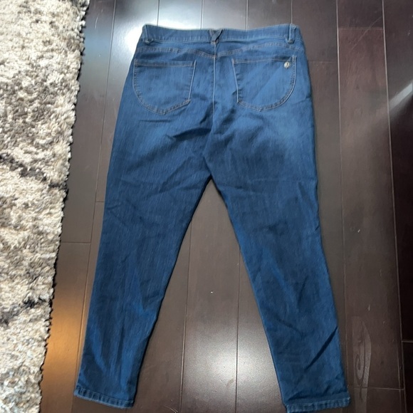 Democracy Ab Technology Mid Rise Skinny Ankle Jeans Size 14Blue - Picture 4 of 11